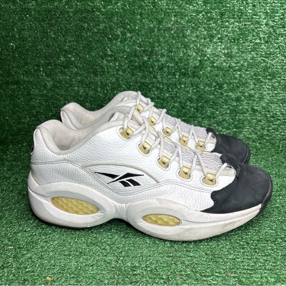 Reebok Question Low Black Vintage Allen Iverson Men's 9 Original Suede - Picture 1 of 13